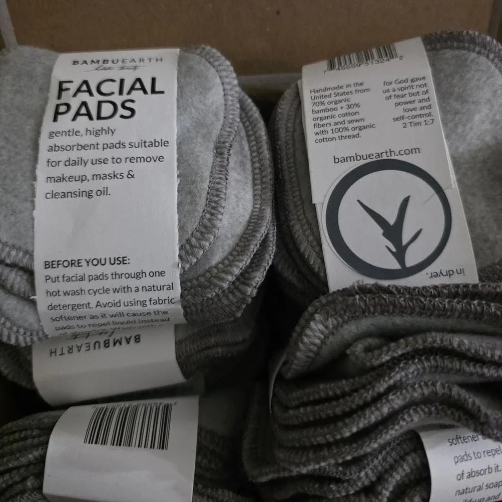 bambu earth facial pads set of 2